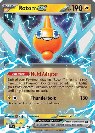POKEMON TCG - Rotom ex 029/094 ME02 Phantasmal Flames - Double Rare