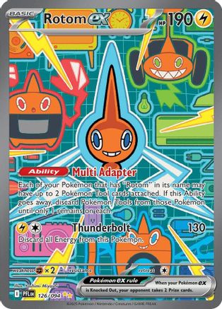 POKEMON TCG - Rotom ex 126/094 ME02 Phantasmal Flames - Special Illustration Rare