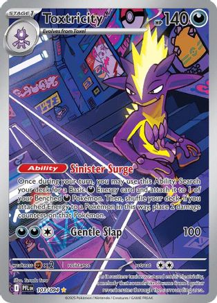 POKEMON TCG - Toxtricity 103/094 ME02 Phantasmal Flames - Illustration Rare