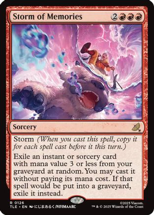 MAGIC: THE GATHERING  - Storm of Memories (TLE-126) - Avatar: The Last Airbender: Eternal-Legal Foil