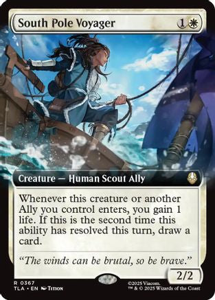 MAGIC: THE GATHERING  - South Pole Voyager (Extended Art) (TLA-367) - Avatar: The Last Airbender Foil