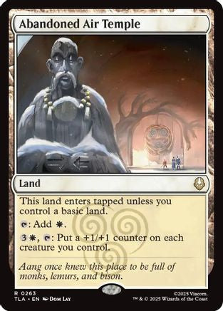 MAGIC: THE GATHERING  - Abandoned Air Temple (TLA-263) - Avatar: The Last Airbender Foil