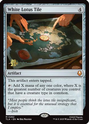 MAGIC: THE GATHERING  - White Lotus Tile (PRE-262) - Prerelease Cards Foil