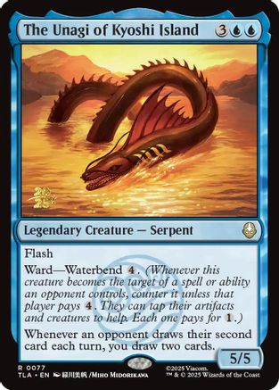 MAGIC: THE GATHERING  - The Unagi of Kyoshi Island (PRE-077) - Prerelease Cards Foil