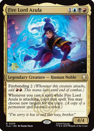 MAGIC: THE GATHERING  - Fire Lord Azula (PRE-220) - Prerelease Cards Foil