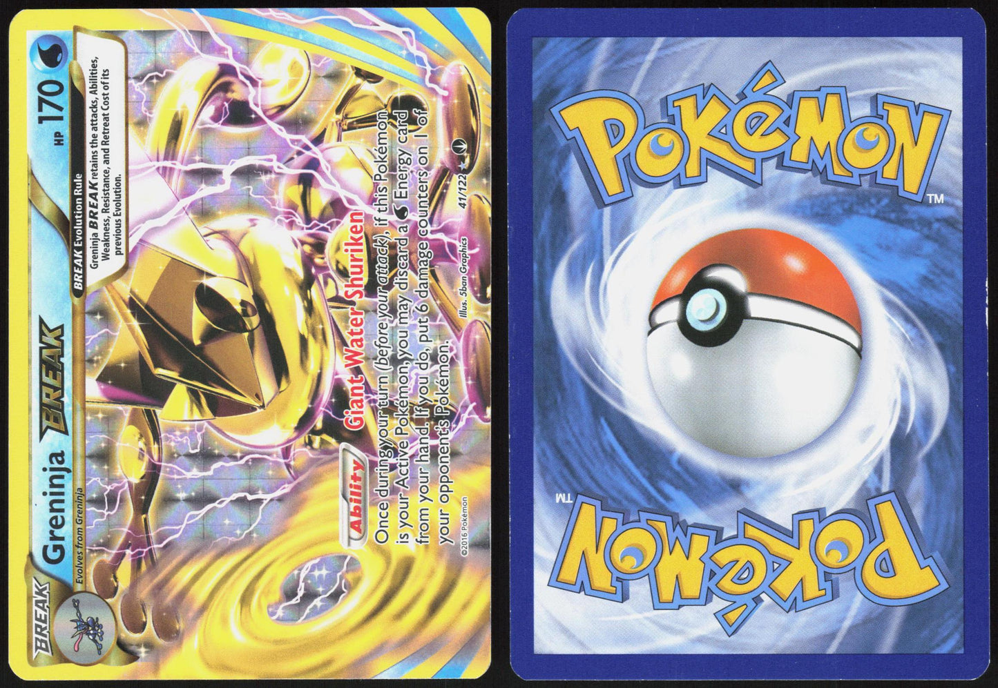 GRENINJA BREAK 41/122 BREAKPOINT POKEMON BREAK RARE LP