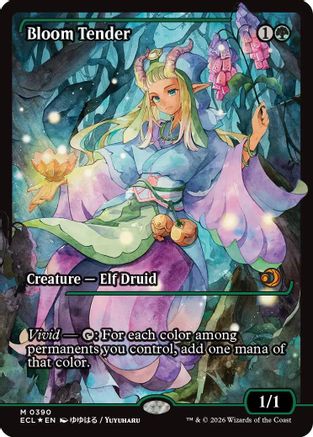MAGIC: THE GATHERING  - Bloom Tender (0390) (Showcase) (ECL-390) - Lorwyn Eclipsed Foil