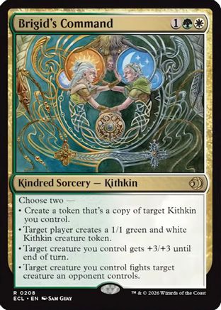 MAGIC: THE GATHERING  - Brigid's Command (ECL-208) - Lorwyn Eclipsed