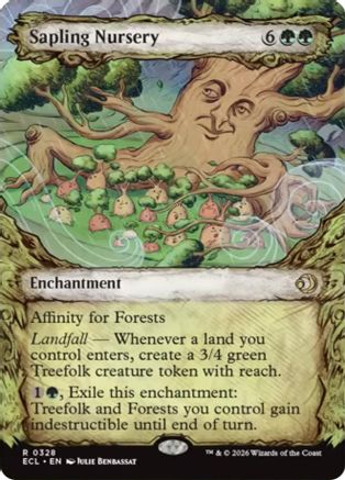 MAGIC: THE GATHERING  - Sapling Nursery (Showcase) (ECL-328) - Lorwyn Eclipsed Foil