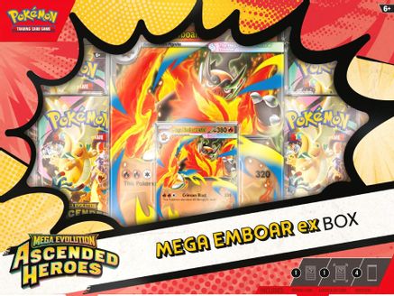POKEMON TCG - Ascended Heroes Mega Emboar ex Box