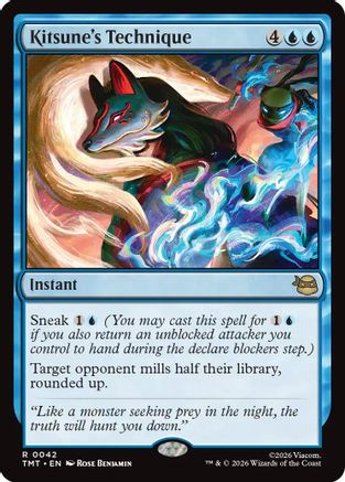 MAGIC: THE GATHERING  - Kitsune's Technique (TMT-042) - Teenage Mutant Ninja Turtles