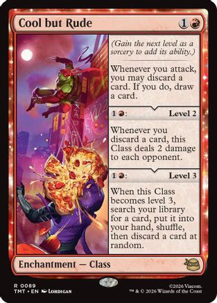 MAGIC: THE GATHERING  - Cool but Rude (TMT-089) - Teenage Mutant Ninja Turtles
