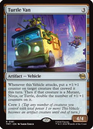 MAGIC: THE GATHERING  - Turtle Van (TMT-181) - Teenage Mutant Ninja Turtles Foil