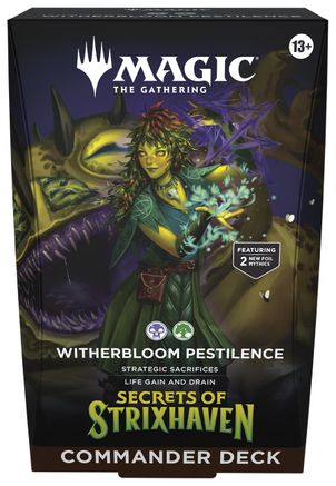 MAGIC: THE GATHERING - Secrets of Strixhaven Commander Deck - Witherbloom Pestilence