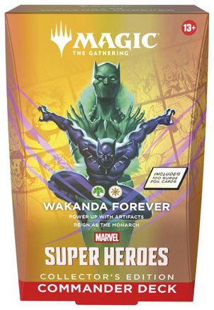 MAGIC: THE GATHERING - Marvel Super Heroes Commander Deck - Wakanda Forever (Collector's Edition)