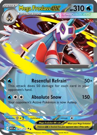 POKEMON TCG - Mega Froslass ex 047/217 ME Ascended Heroes - Double Rare