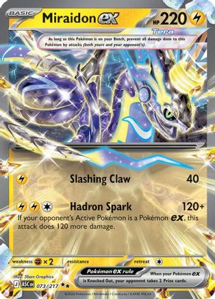 POKEMON TCG - Miraidon ex 073 ME Ascended Heroes - Double Rare