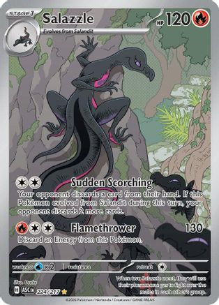 POKEMON TCG - Salazzle 224/217 ME Ascended Heroes - Illustration Rare