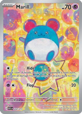 POKEMON TCG - Marill 232/217 ME Ascended Heroes - Illustration Rare