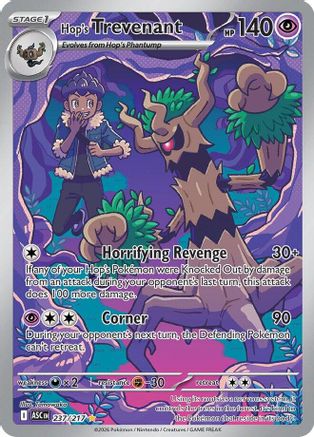 POKEMON TCG - Hop's Trevenant 237/217 ME Ascended Heroes - Illustration Rare
