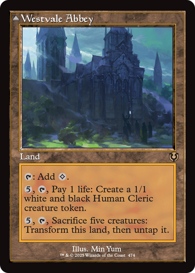 MAGIC: THE GATHERING  - Westvale Abbey (Retro Frame) (INR-474) - Innistrad Remastered Foil