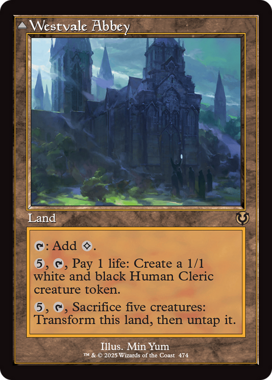 MAGIC: THE GATHERING  - Westvale Abbey (Retro Frame) (INR-474) - Innistrad Remastered