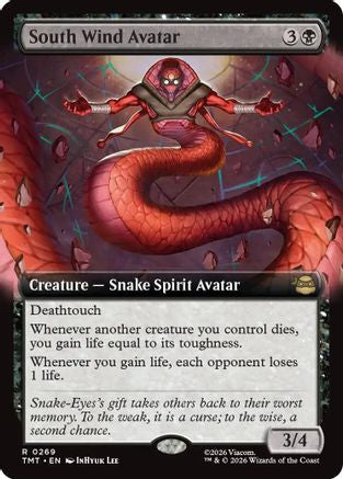 MAGIC: THE GATHERING  - South Wind Avatar (Extended Art) (TMT-269) - Teenage Mutant Ninja Turtles Foil