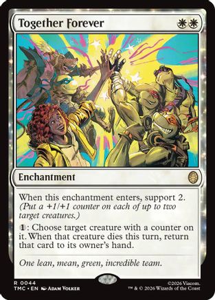 MAGIC: THE GATHERING  - Together Forever (TMC-044) - Commander: Teenage Mutant Ninja Turtles