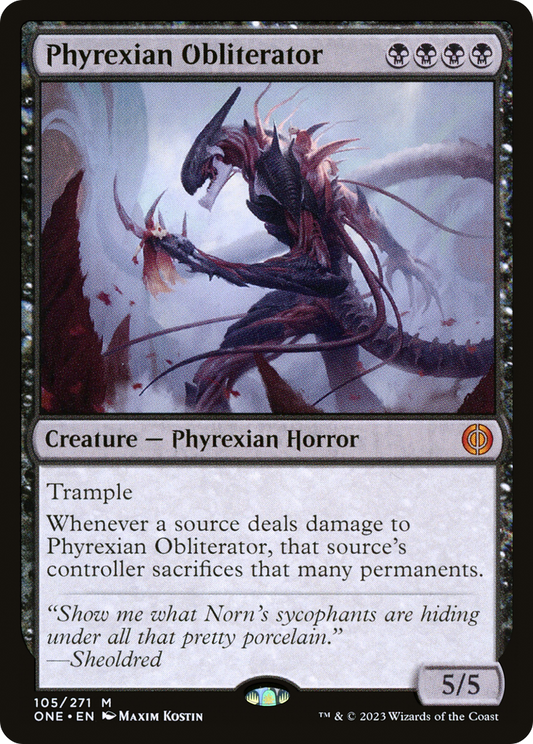 MAGIC: THE GATHERING  - Phyrexian Obliterator (ONE-105) - Phyrexia: All Will Be One