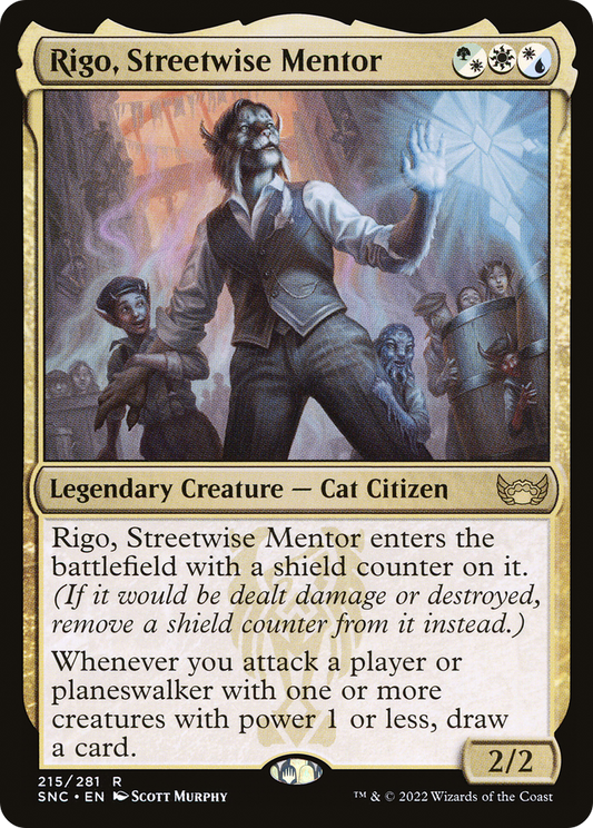MAGIC: THE GATHERING  - Rigo, Streetwise Mentor (SNC-215) - Streets of New Capenna
