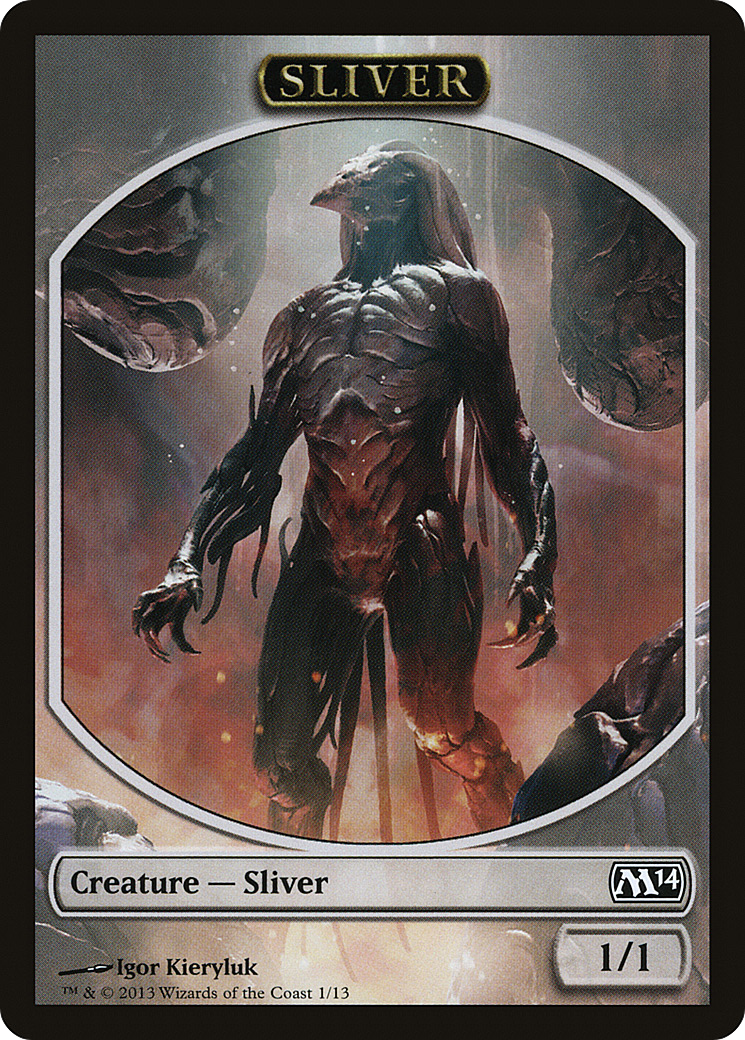 MAGIC: THE GATHERING  - Sliver Token (M14-001) - Magic 2014 Tokens