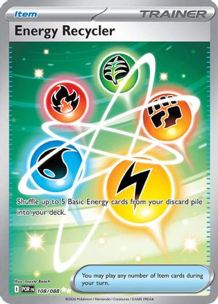 POKEMON TCG - Energy Recycler 108 ME03 Perfect Order - Ultra Rare