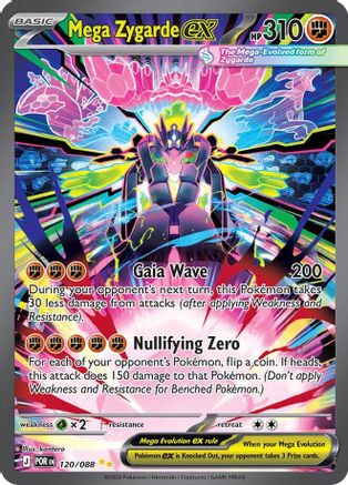 POKEMON TCG - Mega Zygarde ex 120/088 ME03 Perfect Order - Special Illustration Rare