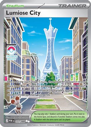 POKEMON TCG - Lumiose City 111/088 ME03 Perfect Order - Ultra Rare