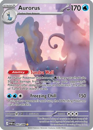 POKEMON TCG - Aurorus 092/088 ME03 Perfect Order - Illustration Rare