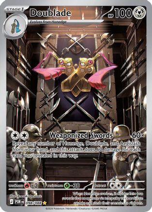 POKEMON TCG - Doublade 098/088 ME03 Perfect Order - Illustration Rare