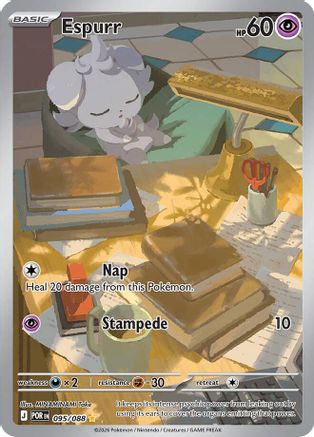 POKEMON TCG - Espurr 095/088 ME03 Perfect Order - Illustration Rare