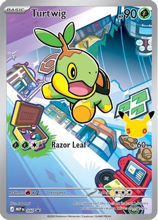 POKEMON TCG - Turtwig 040 ME Mega Evolution Promo - Promo
