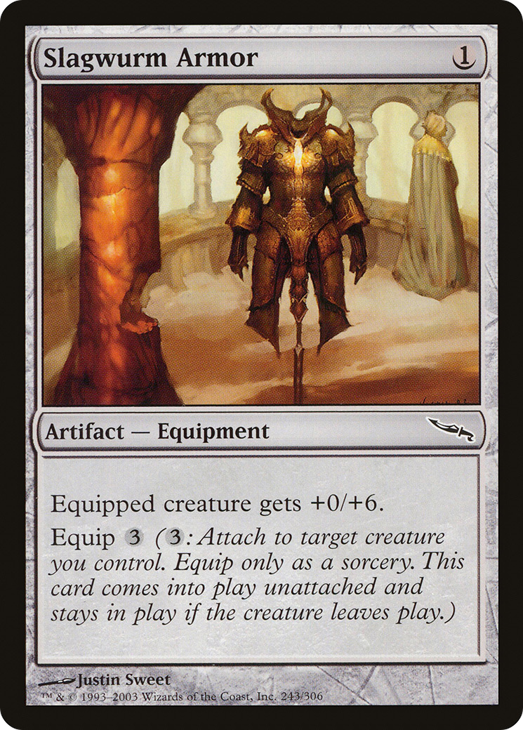 MAGIC: THE GATHERING  - Slagwurm Armor (MRD-243) - Mirrodin