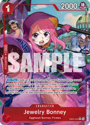 ONE PIECE TCG - Jewelry Bonney (EB04 EB04-002 Adventure on Kamis Island - Rare