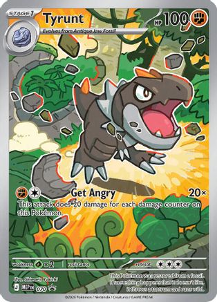 POKEMON TCG - Tyrunt 070 ME Mega Evolution Promo - Promo