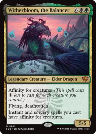 MAGIC: THE GATHERING  - Witherbloom, the Balancer (SOS-245) - Secrets of Strixhaven