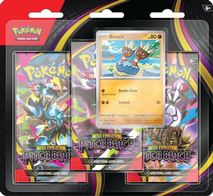 POKEMON TCG - Pitch Black 3 Pack Blister [Binacle]