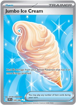 POKEMON TCG - Jumbo Ice Cream 109 ME04 Chaos Rising - Ultra Rare