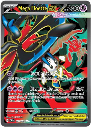 POKEMON TCG - Mega Floette ex 101/086 ME04 Chaos Rising - Ultra Rare