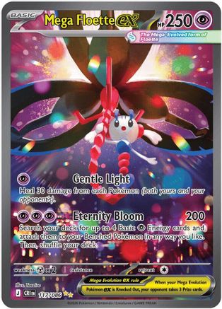 POKEMON TCG - Mega Floette ex 117/086 ME04 Chaos Rising - Special Illustration Rare