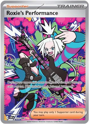 POKEMON TCG - Roxie's Performance 121/086 ME04 Chaos Rising - Special Illustration Rare