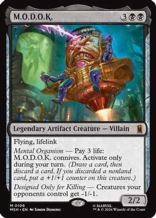 MAGIC: THE GATHERING  - M.O.D.O.K. (MSH-106) - Marvel Super Heroes