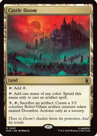 MAGIC: THE GATHERING  - Castle Doom (MSH-263) - Marvel Super Heroes