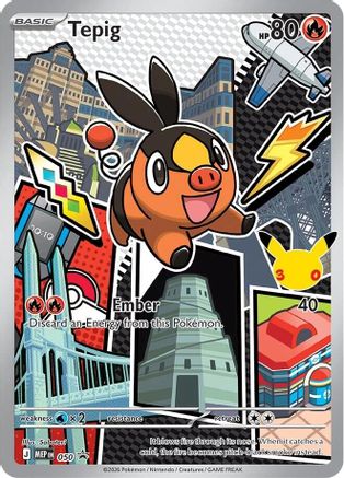 POKEMON TCG - Tepig 050 ME Mega Evolution Promo - Promo
